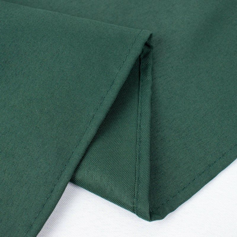 5 Pack Hunter Emerald Green Premium Polyester Dinner Napkins, Seamless Cloth Napkins 220GSM 20″x20″  |   Polyester Cloth Napkins Hunter Emerald Green