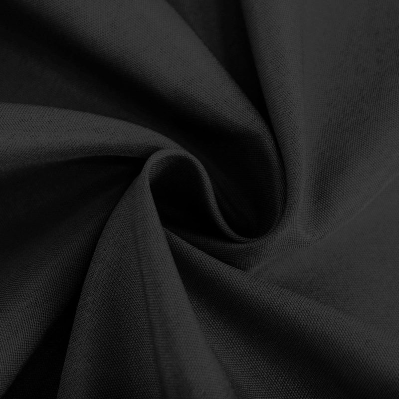 Black Seamless Premium Polyester Round Tablecloth 220GSM 70″  |   Polyester Polyester Black