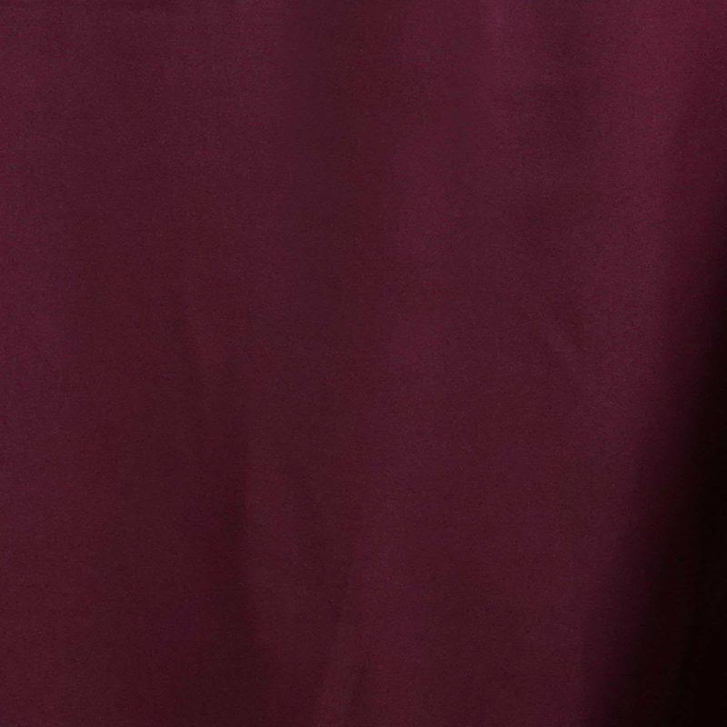 Burgundy Seamless Polyester Rectangular Tablecloth 90″x156″ for 8 Foot Table With Floor-Length Drop  |   Polyester Polyester Burgundy