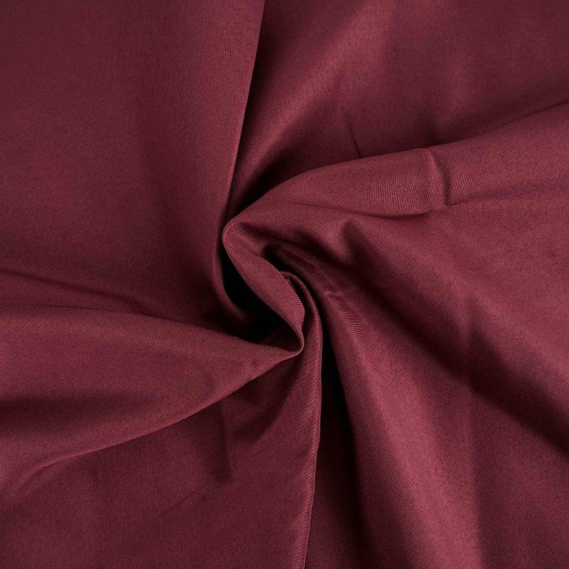 Burgundy Seamless Polyester Rectangular Tablecloth 90″x156″ for 8 Foot Table With Floor-Length Drop  |   Polyester Polyester Burgundy