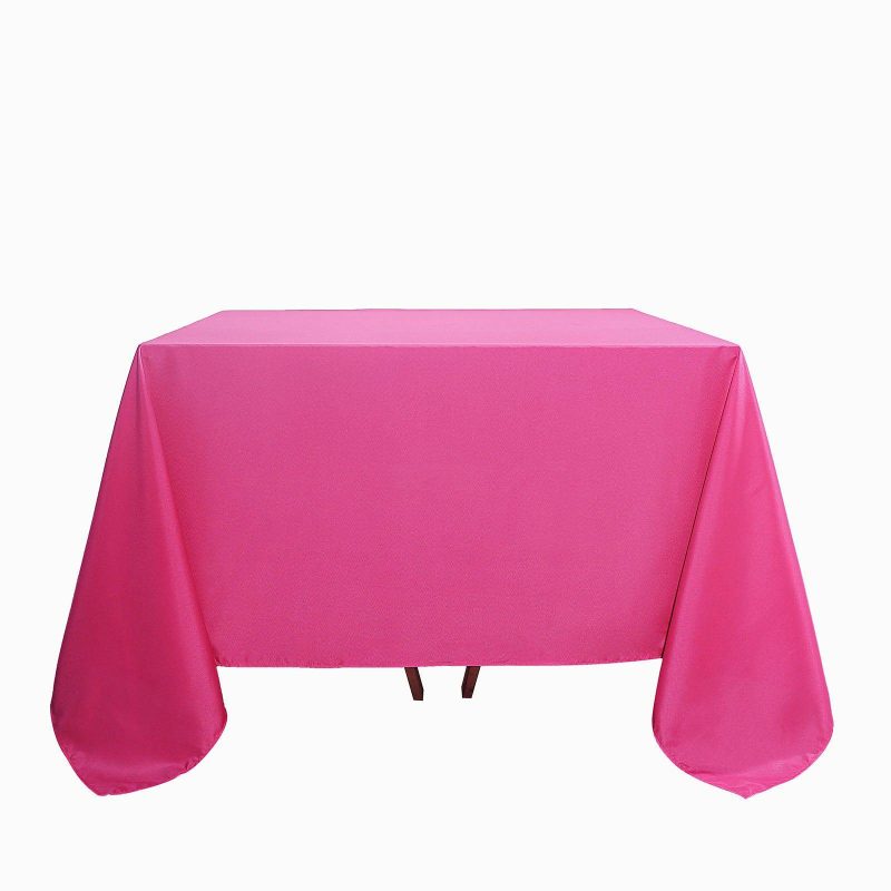 Fuchsia Polyester Square Tablecloth 90″x90″  |   Polyester Polyester Fuchsia