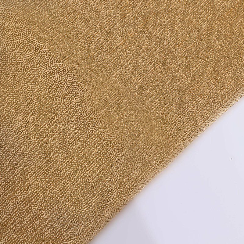 Gold Shimmer Sequin Dots Polyester Table Runner, Wrinkle Free Sparkle Glitter Table Runner 12″x108″  |   Stylish Stylish Gold