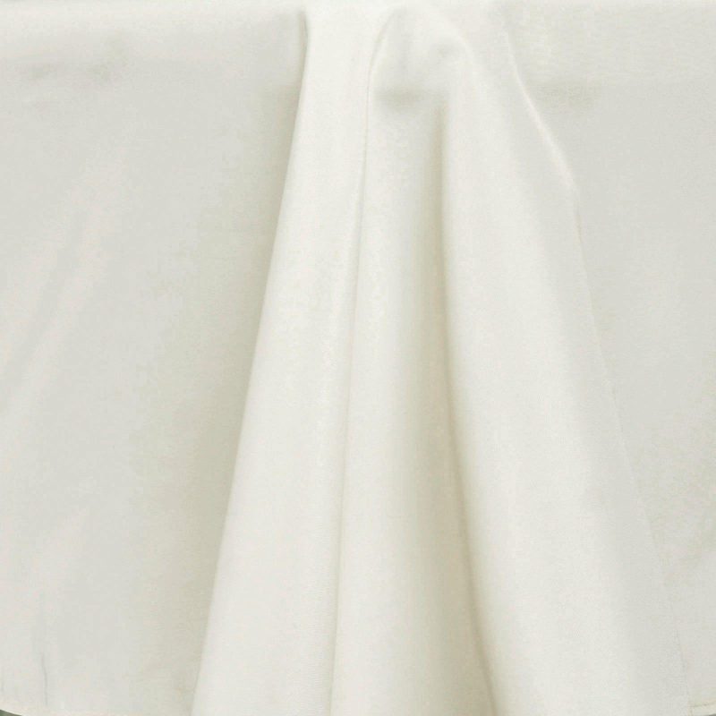 Ivory Polyester Square Tablecloth 70″x70″  |   Polyester Polyester Ivory