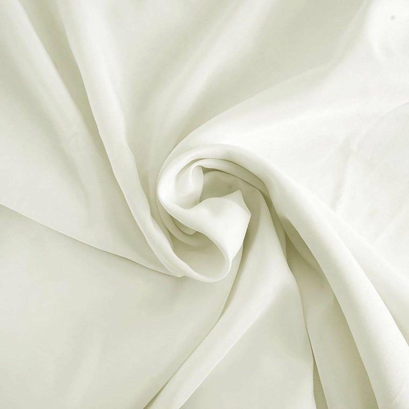 Ivory Seamless Polyester Round Tablecloth 132″ for 6 Foot Table With Floor-Length Drop  |   Polyester Polyester Ivory