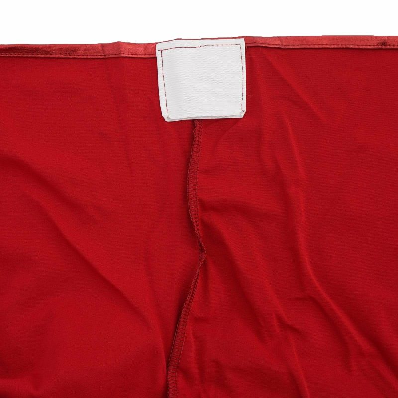 Metallic Burgundy Stretch Spandex Rectangle Tablecloth 6ft Wrinkle Free Fitted Table Cover for 72″x30″ Tables  |   Spandex & Fitted Spandex & Fitted Burgundy