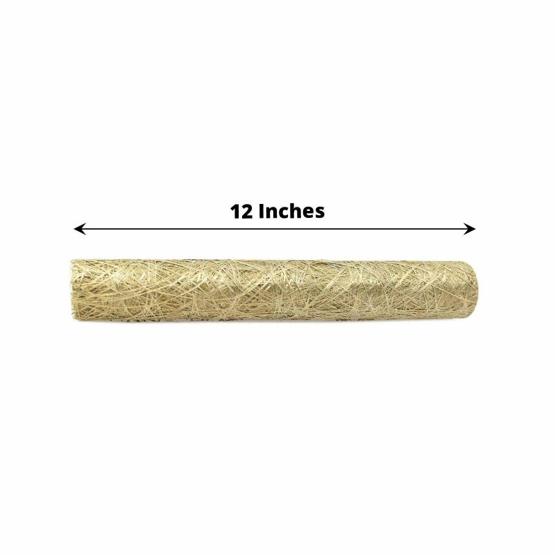 Metallic Gold Non-Woven Fiberweb Polyester Table Runner 50 GSM 12″x108″  |   Stylish Stylish Metallic Gold