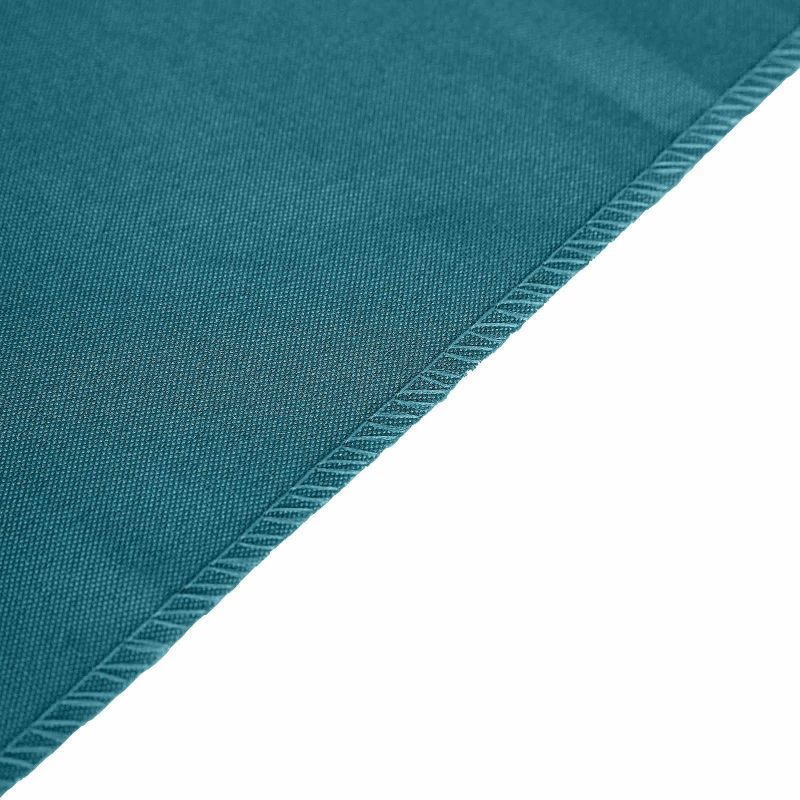 Peacock Teal Polyester Table Runner 12″x108″  |   Polyester Polyester Peacock Teal