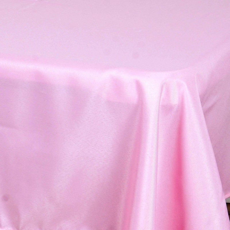 Pink Polyester Square Tablecloth 54″x54″  |   Polyester Polyester Pink