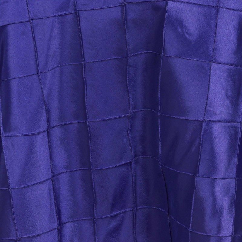 Purple Pintuck Square Table Overlay 60″x60″  |   Satin & Taffeta Satin & Taffeta Purple