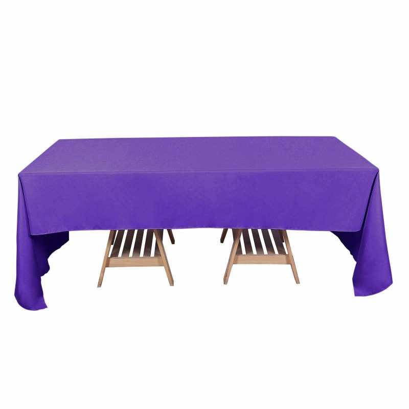 Purple Seamless Polyester Rectangular Tablecloth 60″x126″  |   Polyester Polyester Polyester