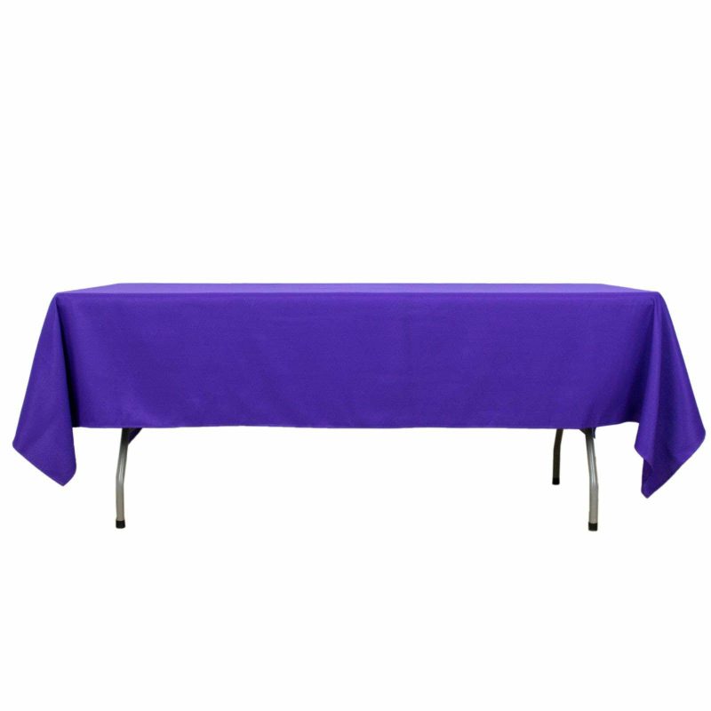 Purple Seamless Premium Polyester Rectangular Tablecloth 220GSM 60″x102″  |   Polyester Polyester Polyester