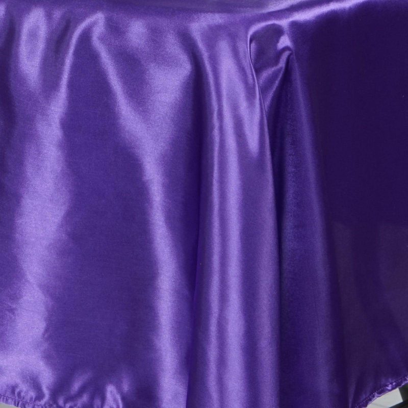 Purple Seamless Smooth Satin Rectangular Tablecloth 60″x102″  |   Satin Satin Purple