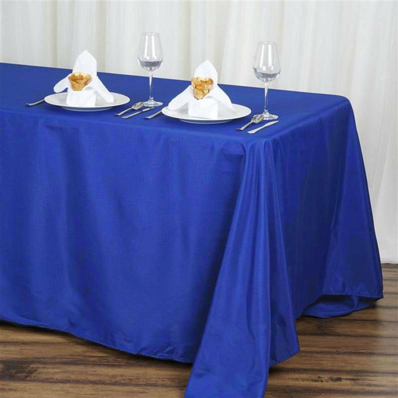 Royal Blue Seamless Polyester Rectangular Tablecloth 50″x120″  |   Polyester Polyester Polyester