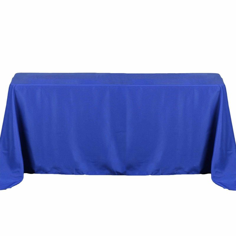 Royal Blue Seamless Polyester Rectangular Tablecloth 50″x120″  |   Polyester Polyester Polyester