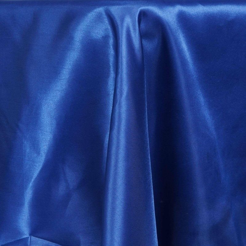 Royal Blue Seamless Satin Rectangular Tablecloth 60″x126″  |   Satin Satin Royal blue