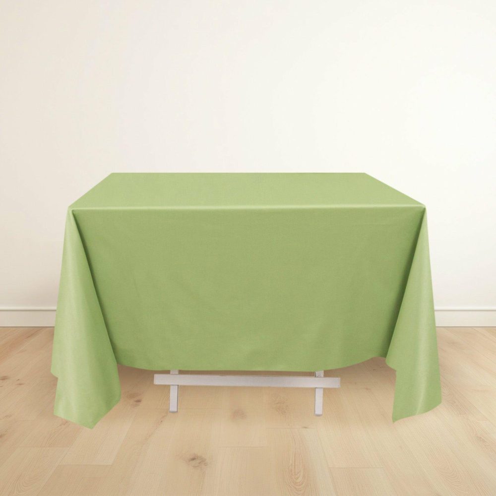 Sage Green Premium Scuba Square Tablecloth, Wrinkle Free Polyester Seamless Tablecloth 70″  |   Polyester Polyester Polyester