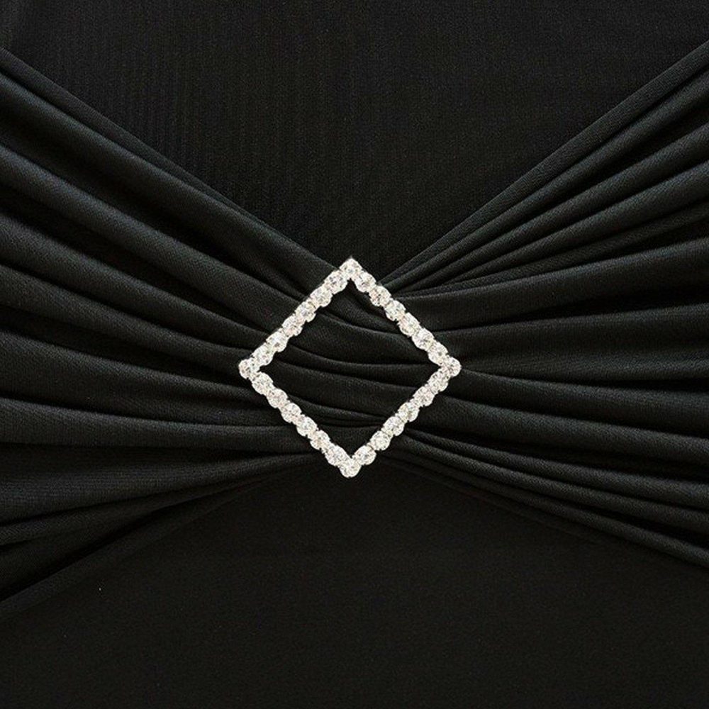 Silver Rhinestone Metal Chair Sash Band Buckle, Diamond Chair Wrap Bow Pin Brooch 2″  |   Sash Buckles & Clip Pins Chair Sashes Sash Buckles & Clip Pins